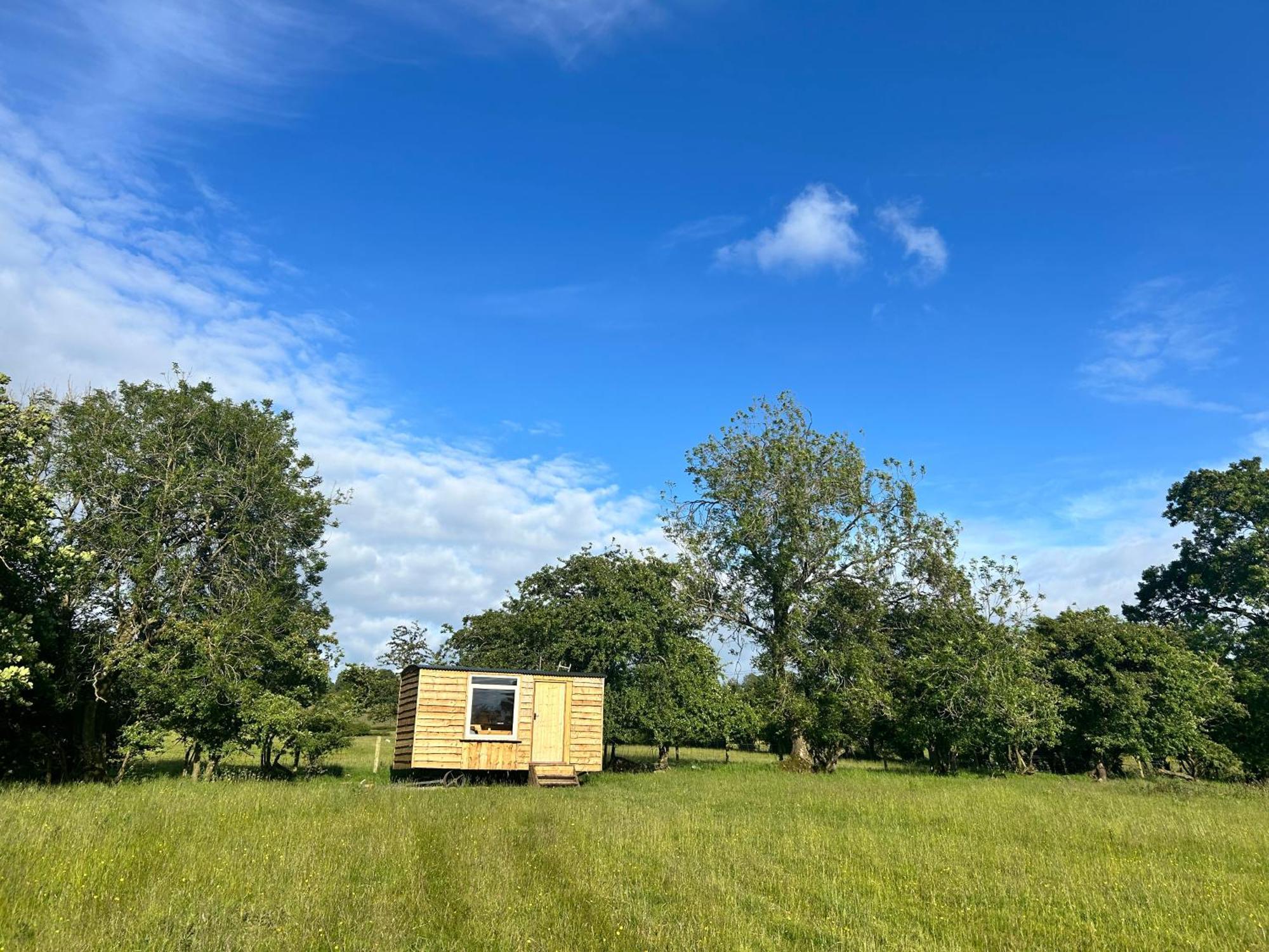 Off Grid Shepherds Hut Hotel Llansilin Exterior foto
